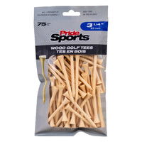 3 ¼" Pride Golf Tee® Packs - Natural