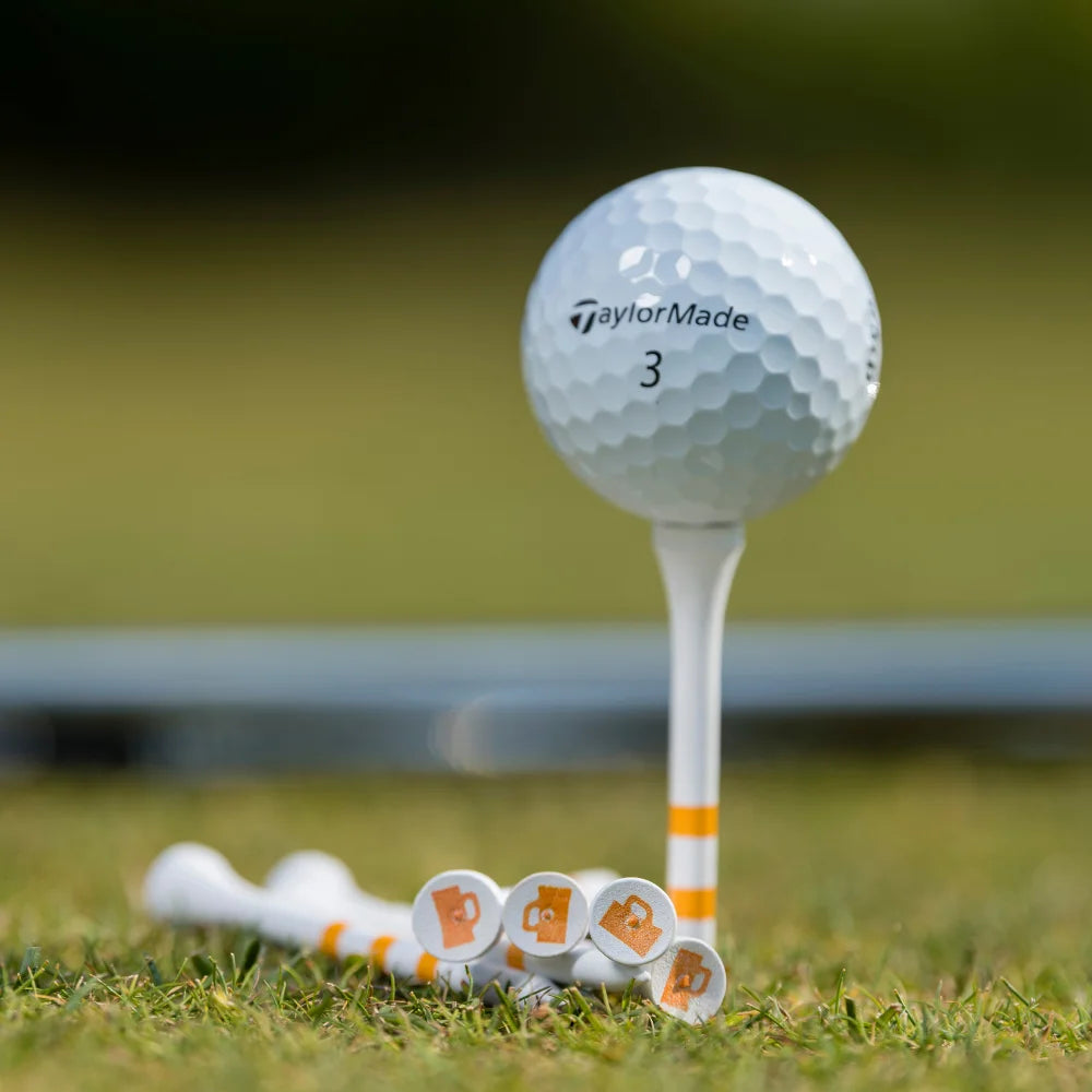 2 ¾" Special Edition Beer Mug Wood Golf Tees