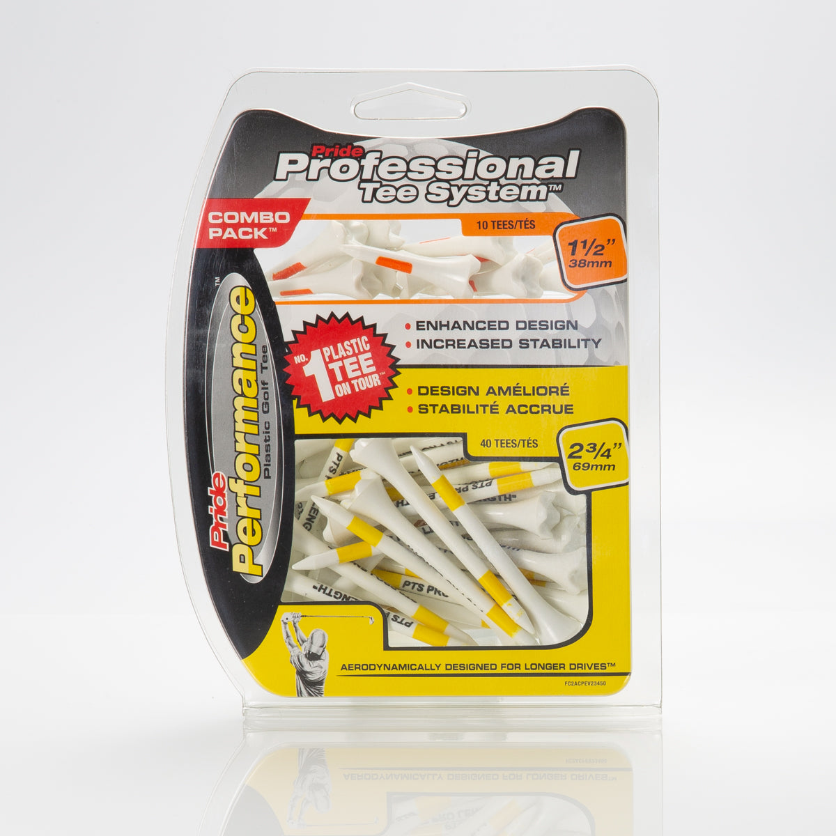 Professional Tee System® (PTS) Pride Performance® Combo Packs - Includes 2 3/4" & 1 1/2" Tees!