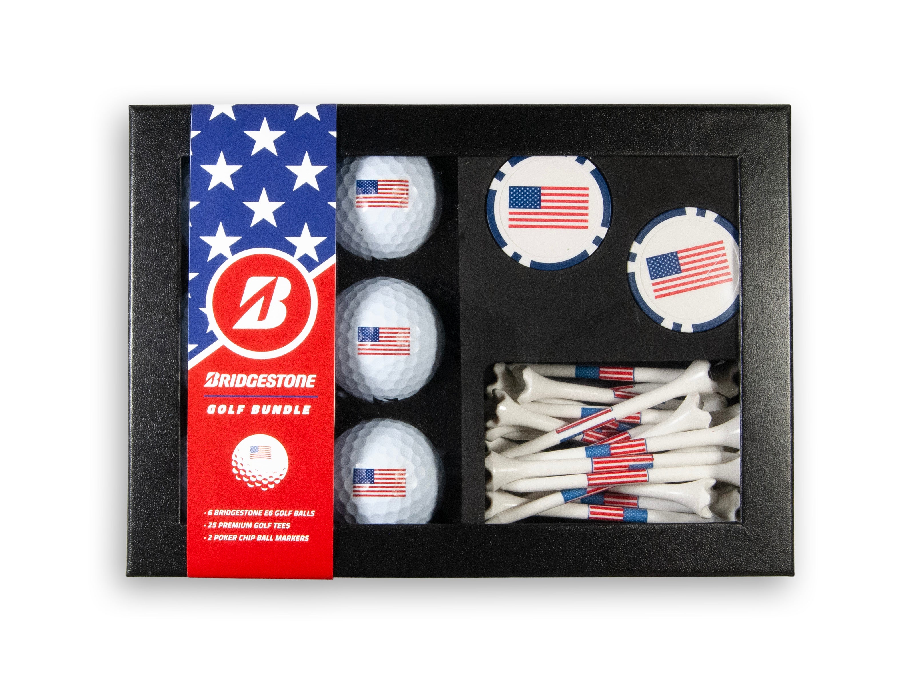 Bridgestone Golf Gift Pack - USA Flag