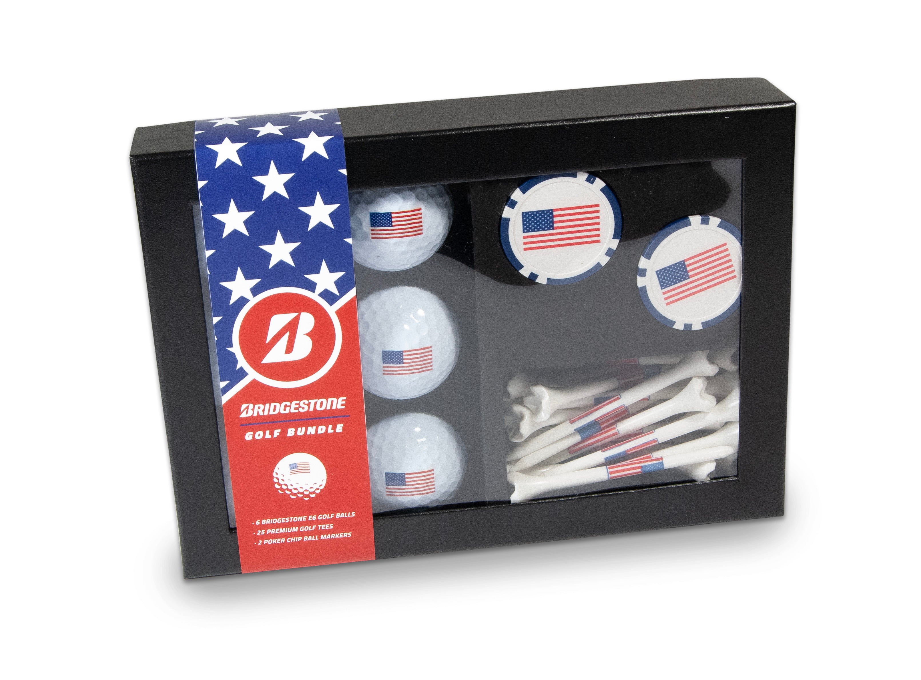 Bridgestone Golf Gift Pack - USA Flag