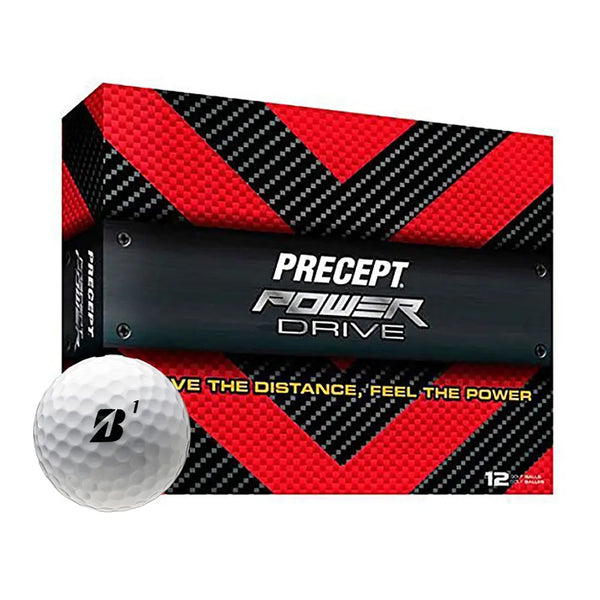 Bridgestone Precept Power Drive Golf Balls | 1 Dozen White