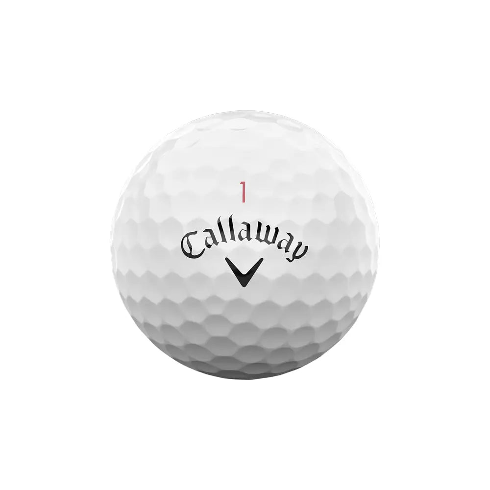 Callaway golf ball on a white background