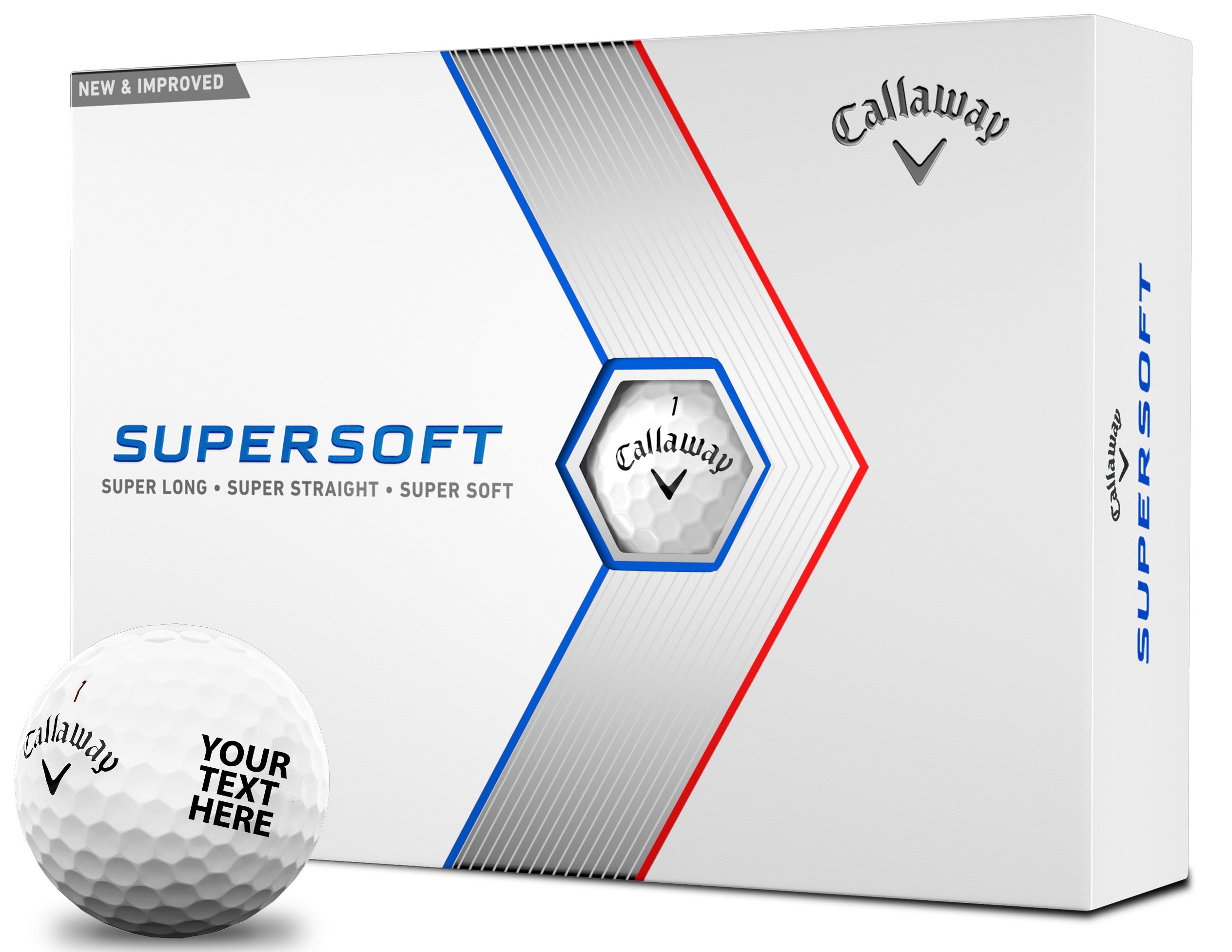 Callaway Supersoft - Custom Text Imprint