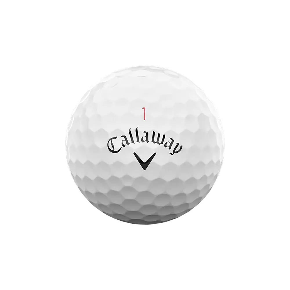 Callaway golf ball on a white background