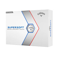Callaway Supersoft golf ball box on a white background