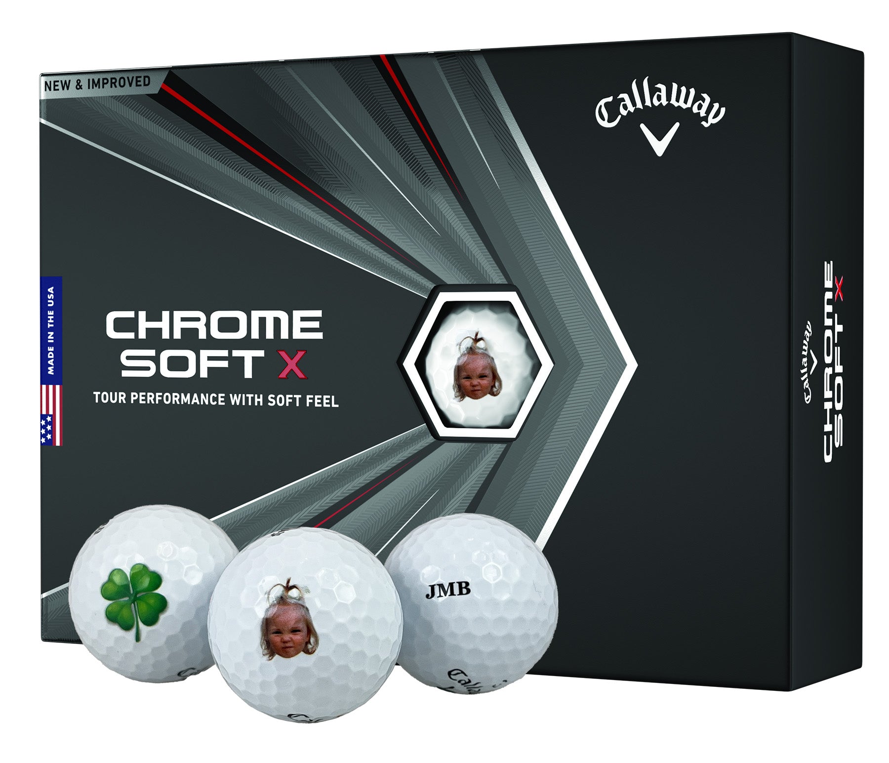 Callaway Chrome Soft X - Custom Logo Imprint