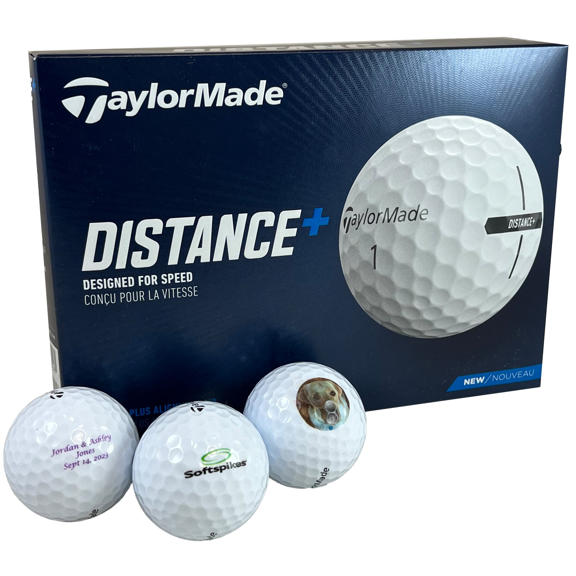 TaylorMade Distance+ - Custom Text Imprint