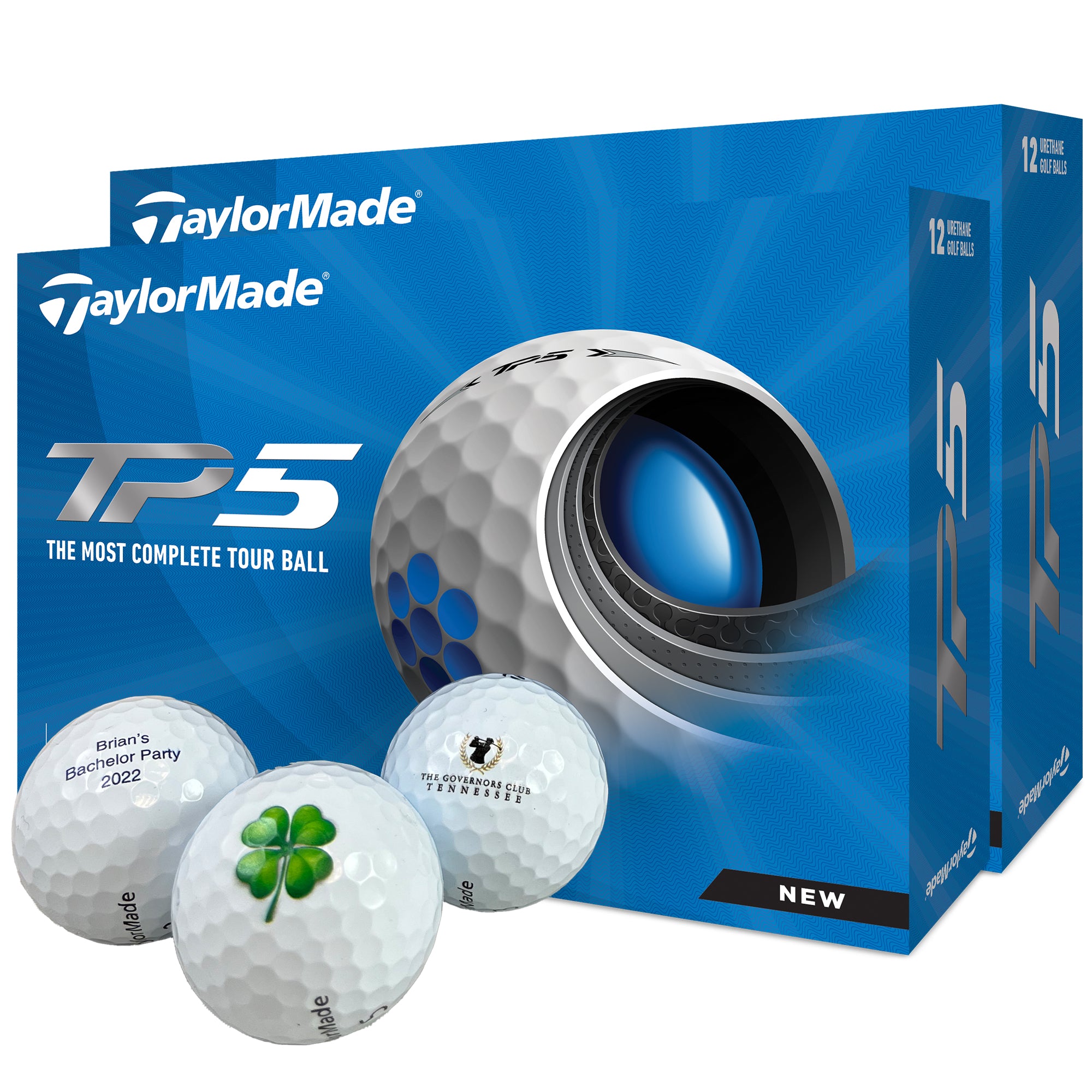 TaylorMade TP5 Double Dozen - Custom Logo Imprint