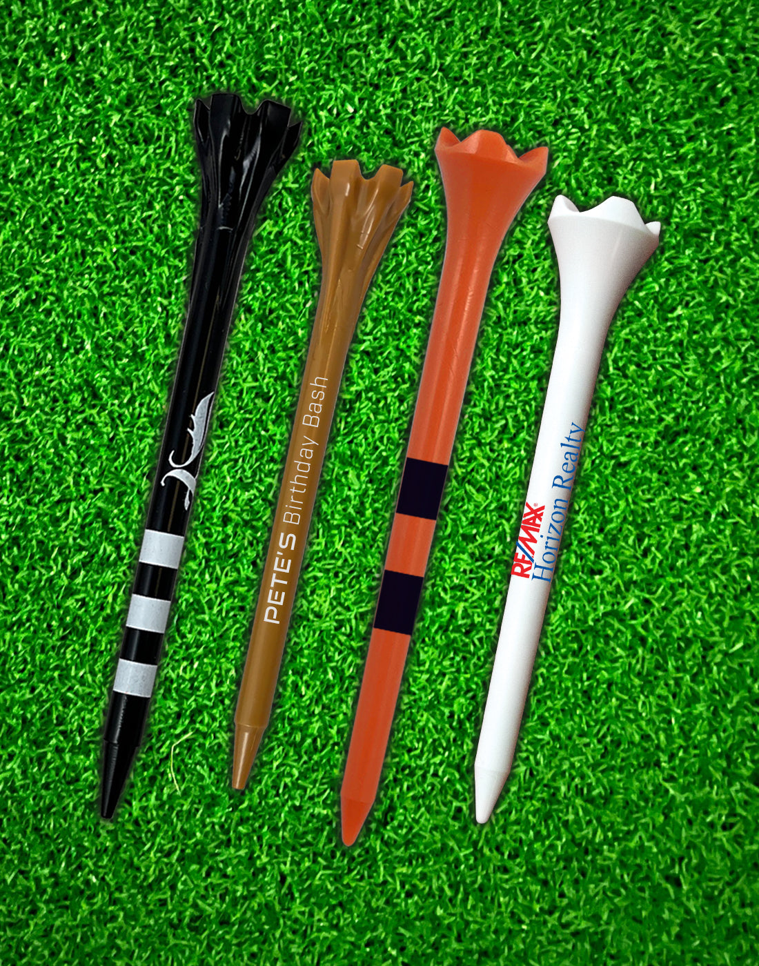 Personalized golf tees, imprinted golf tees