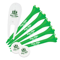 Personalized Pride Performance® Combo Packs - 3 ¼" - 5 Tees, 2 Ball Markers, and 1 Divot Repair Tool