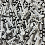 3-1/4" Zarma® FLYtee® MyHite™ Black and White Stripe Tees