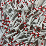 3-1/4" Zarma® FLYtee® MyHite™ Red and White Stripe Tees