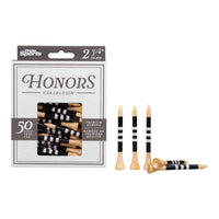 2 ¾" Honors Bamboo Tee - Black/White