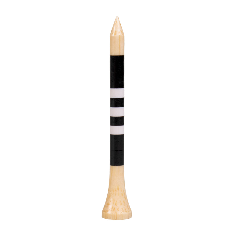 2 ¾" Honors Bamboo Tee - Black/White