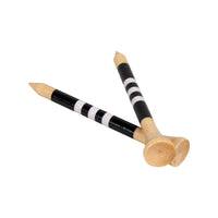 2 ¾" Honors Bamboo Tee - Black/White