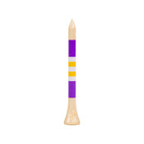 2 ¾" Honors Bamboo Tee - Purple/Yellow