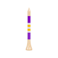 2 ¾" Honors Bamboo Tee - Purple/Yellow