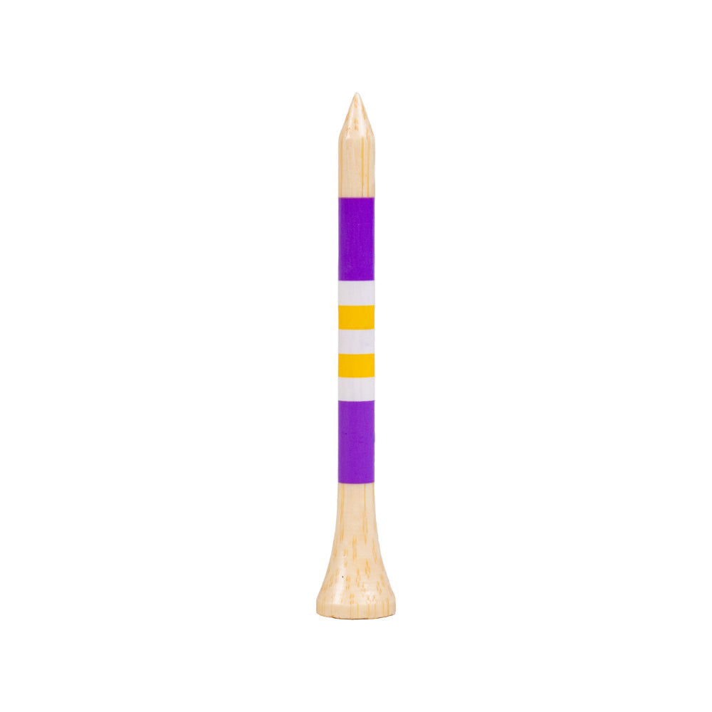 2 ¾" Honors Bamboo Tee - Purple/Yellow