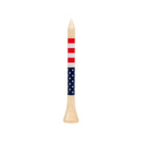 2 ¾" Honors Bamboo Tee - USA Flag