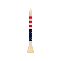 2 ¾" Honors Bamboo Tee - USA Flag