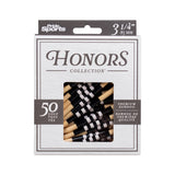3 ¼" Honors Bamboo Tee - Black/White