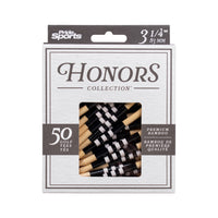 3 ¼" Honors Bamboo Tee - Black/White