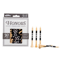 3 ¼" Honors Bamboo Tee - Black/White