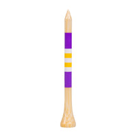 3 ¼" Honors Bamboo Tee - Purple/Yellow