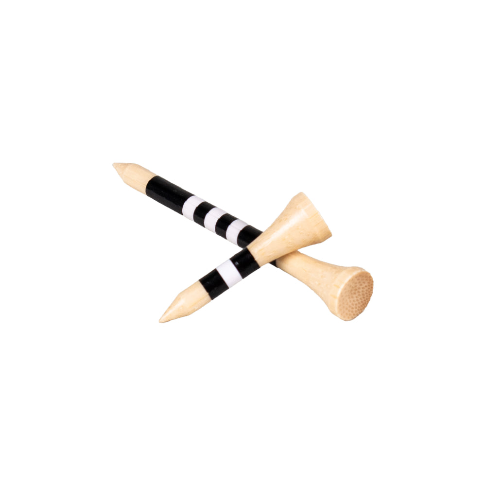 Honors Bamboo Combo Pack - 40 2 ¾" Tees, 10 1 ½" Tees, and 3 Ball Markers - Black/White