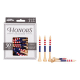 3 ¼" Honors Bamboo Tee - USA Flag