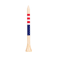 3 ¼" Honors Bamboo Tee - USA Flag