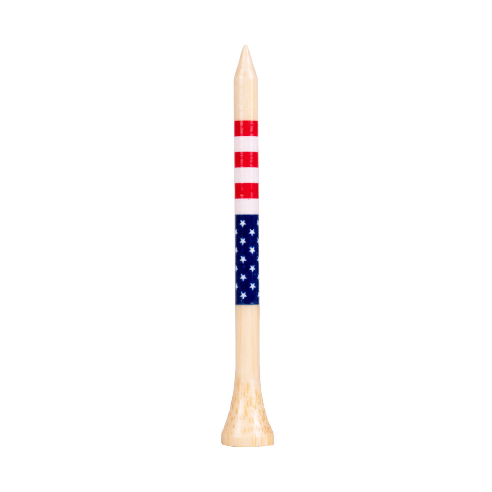 3 ¼" Honors Bamboo Tee - USA Flag