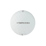 White Maxfli golf ball with 'TOUR S CG' text on a white background