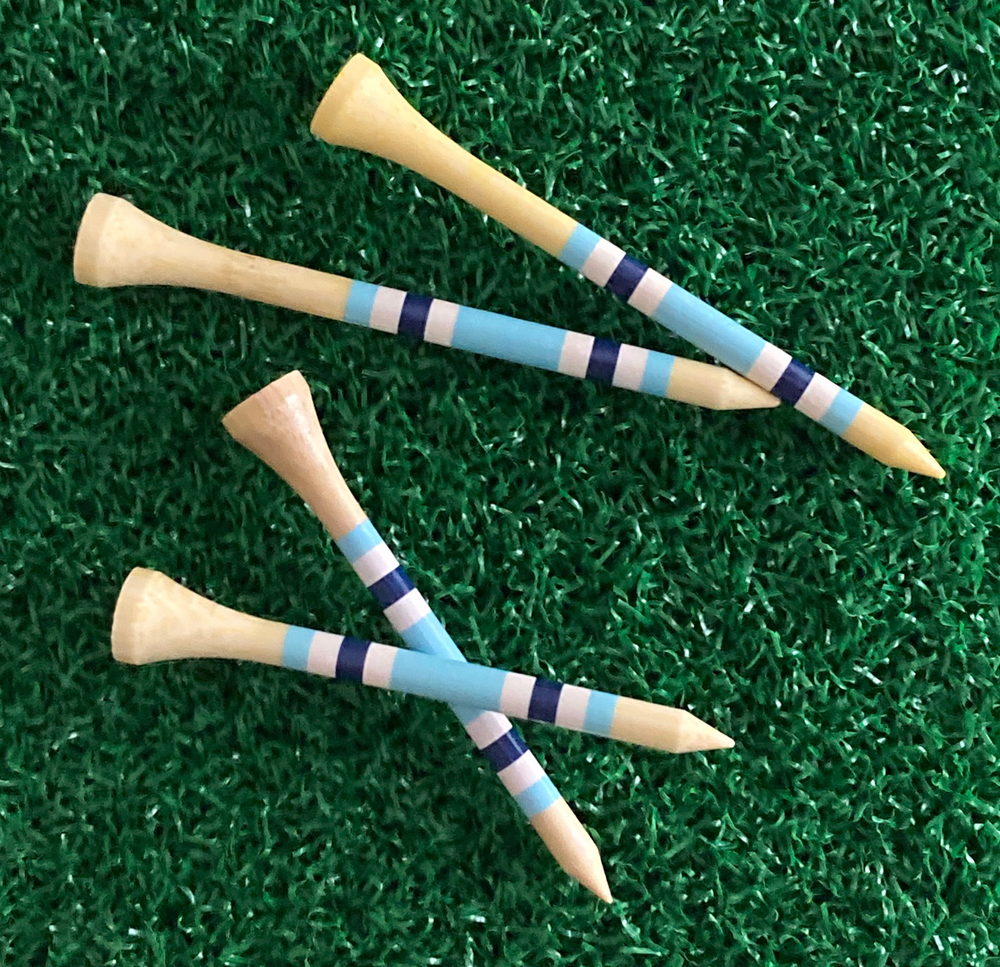 Nova Bamboo Golf Tees™ Blue / White / Navy