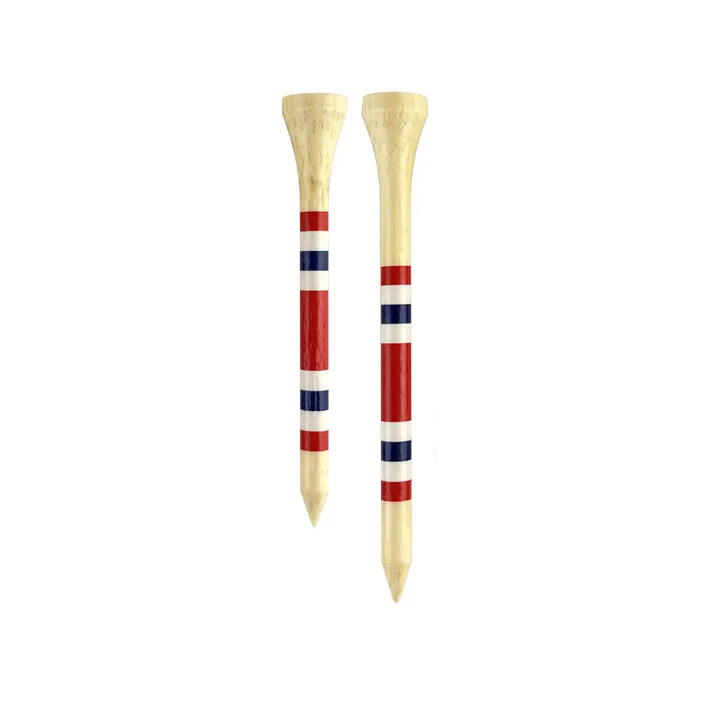 Two sizes of the Nova Bamboo Golf Tees™ 
