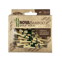 3-1/4" package of the Nova Bamboo Golf Tees™ - White / Yellow / Green