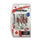 Pack of Pride Golf Tee with a Canadian flag design.