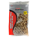 100 count bag of 2 ¾" Pride Golf Tee® Packs.