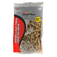 100 count bag of 2 ¾" Pride Golf Tee® Packs.