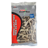 50 count bag of the natural 3 ¼" Pride Golf Tee® Packs. 