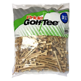 400 count bag of the natural 3 ¼" Pride Golf Tee® Packs. 
