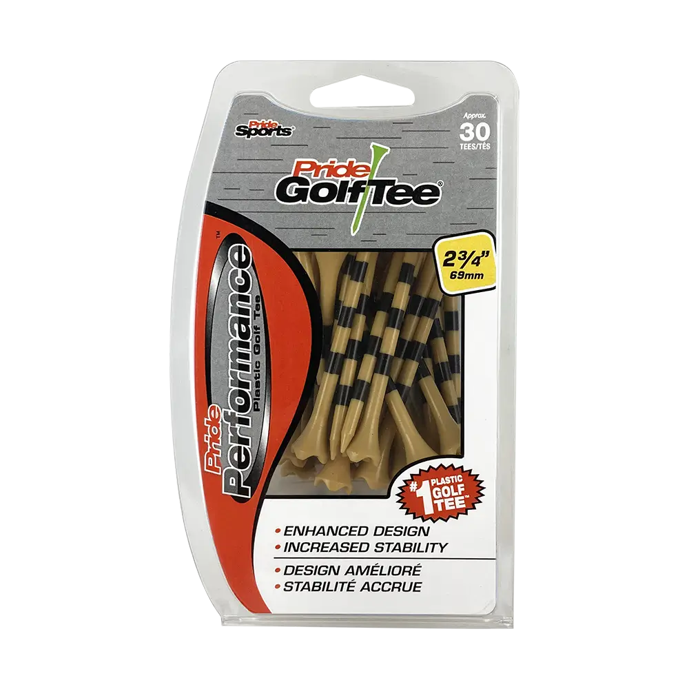 Pride Performance natural stripe packaging. 