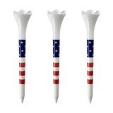 Three Pride Performance® Stars and Stripes Golf Tees