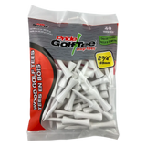 A package of the white 2-3/4" step tees.