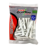 A package of the white 3-1/4" step tees.