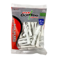 A package of the white 3-1/4" step tees.