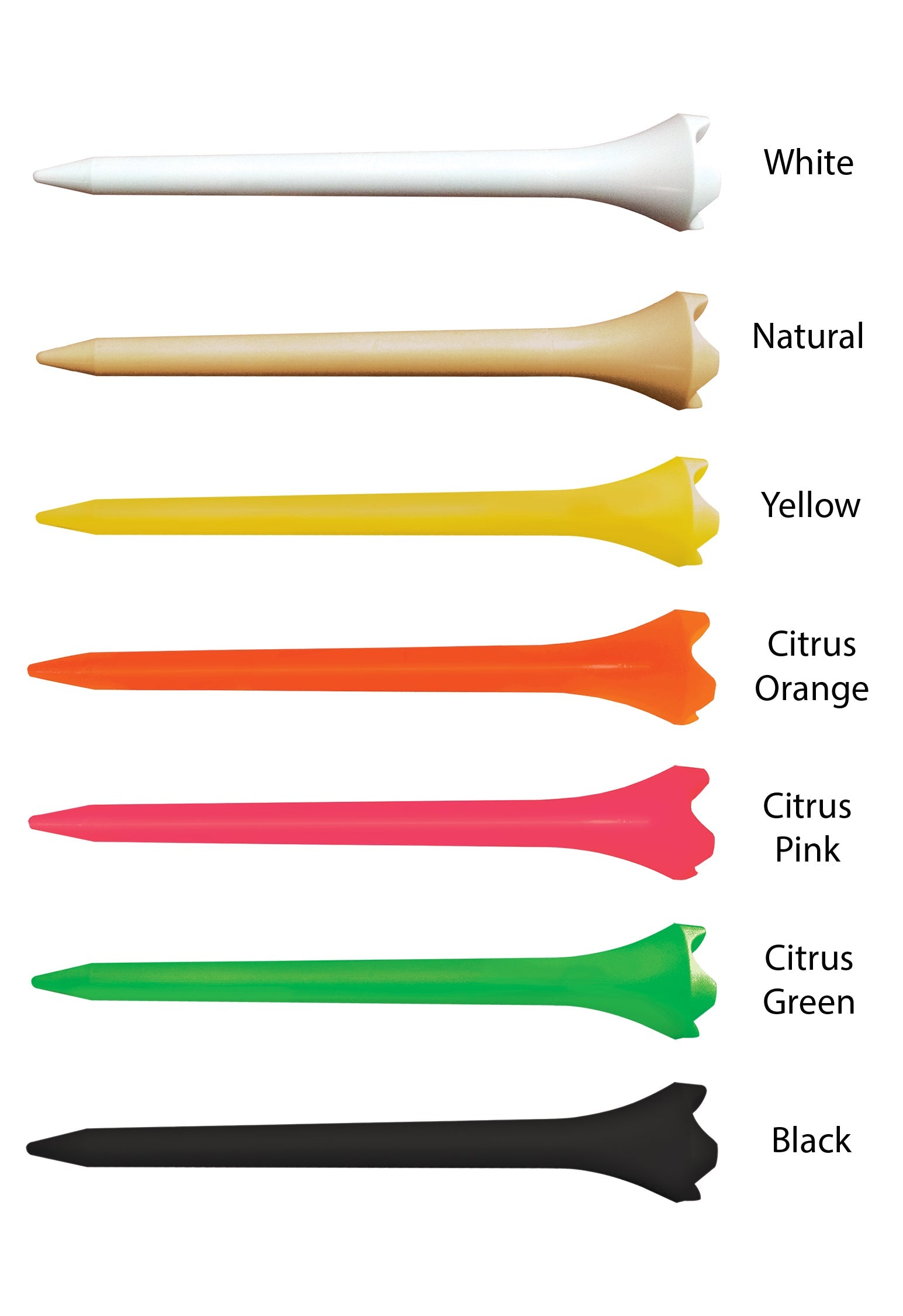 2 3/4" Custom Striped Pride Performance® Golf Tees