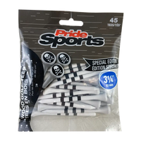 Package of PrideSports golf tees decorated with skulls and crossbones.