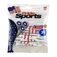 Package of Special Edition Star and Stripes Wood Golf Tees.